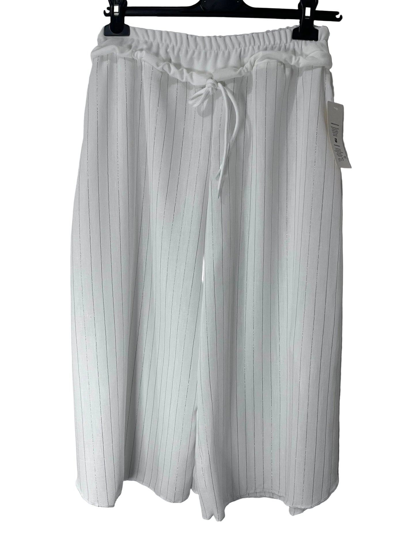 Pantaloni cropped a gamba larga – Taglia Unica (40/46)