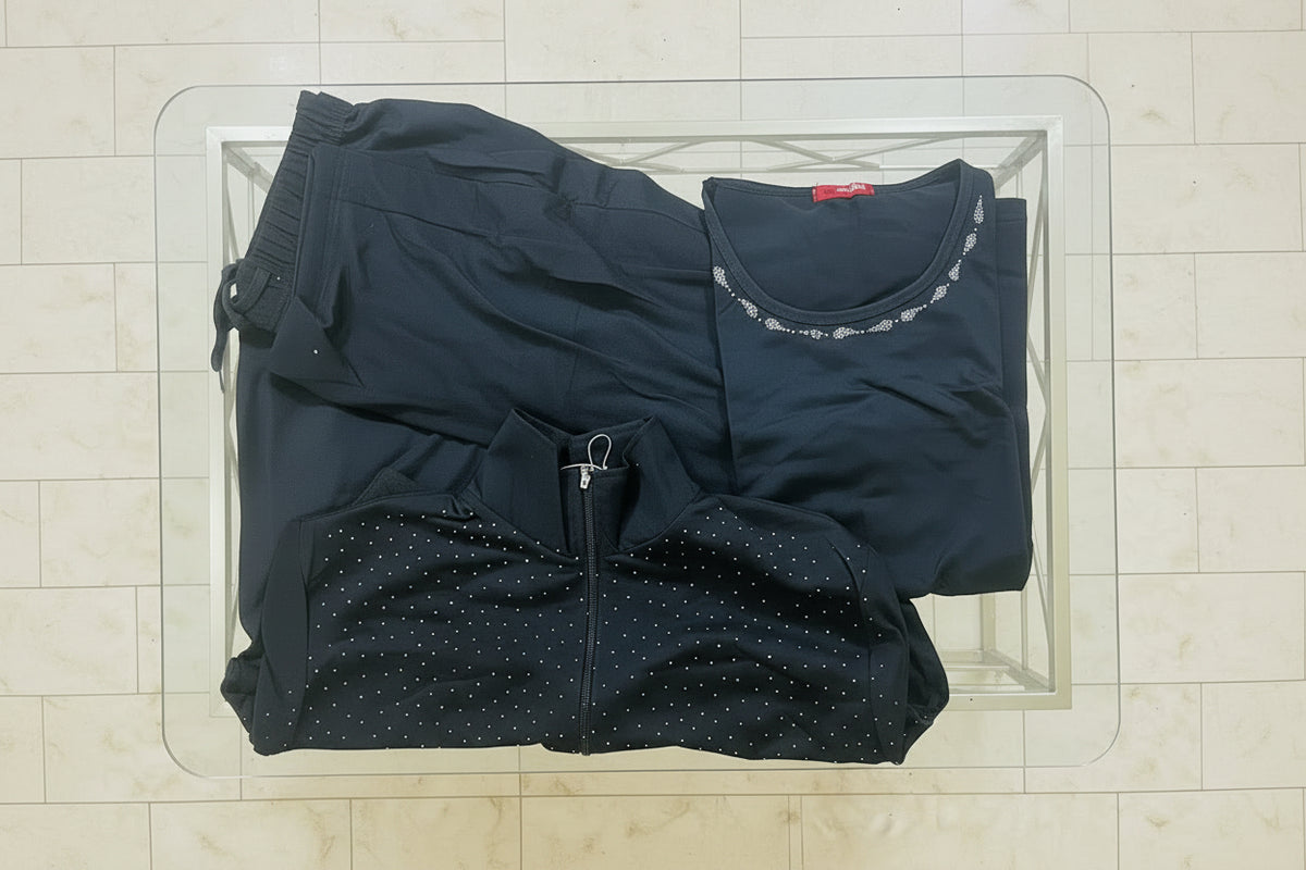 Tuta "Luna"3 pezzi felpa,tshirt,pantaloni varie taglie