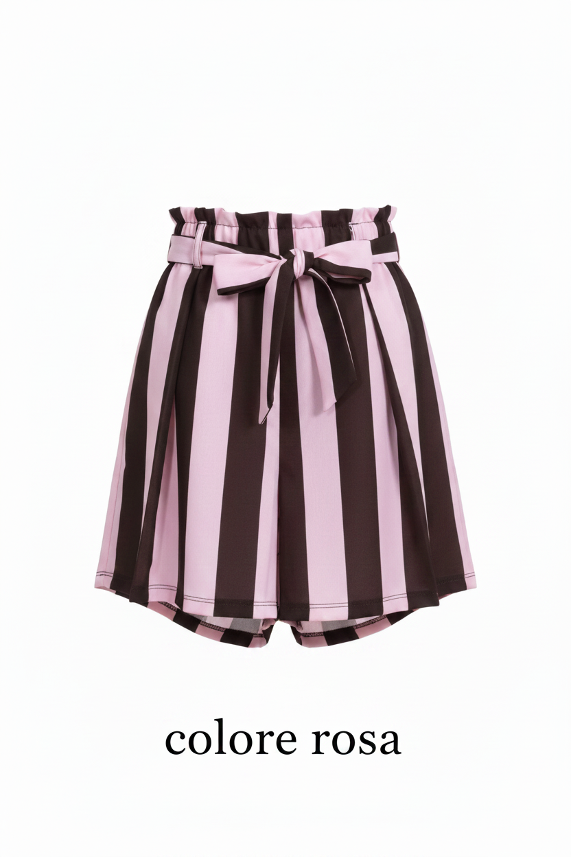 Shorts a righe larghe – Taglia unica (40-42)