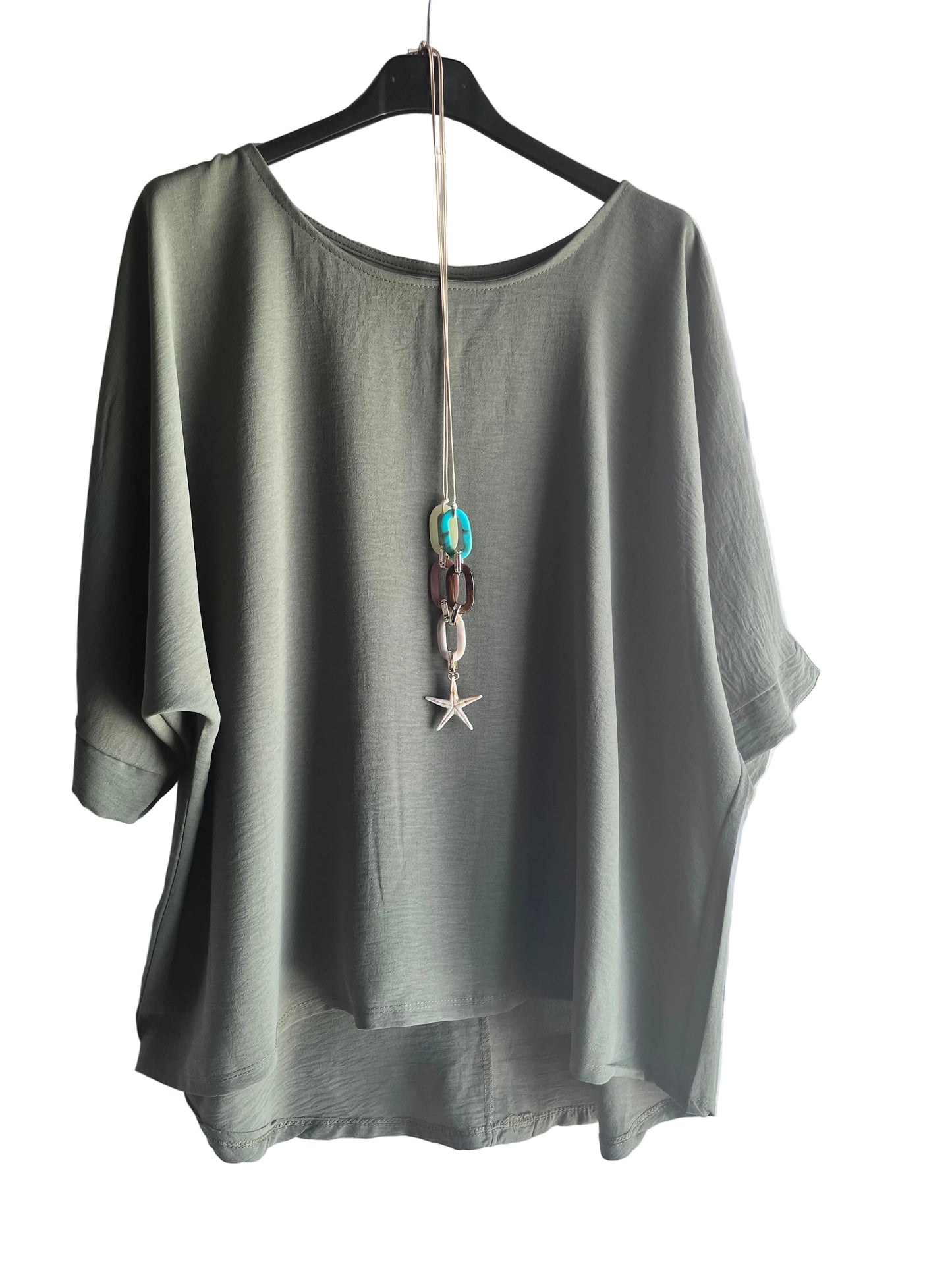 Blusa  effetto crêpe – Taglia Unica (40/46)