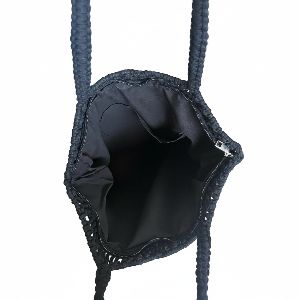 Borsa Noir con frange