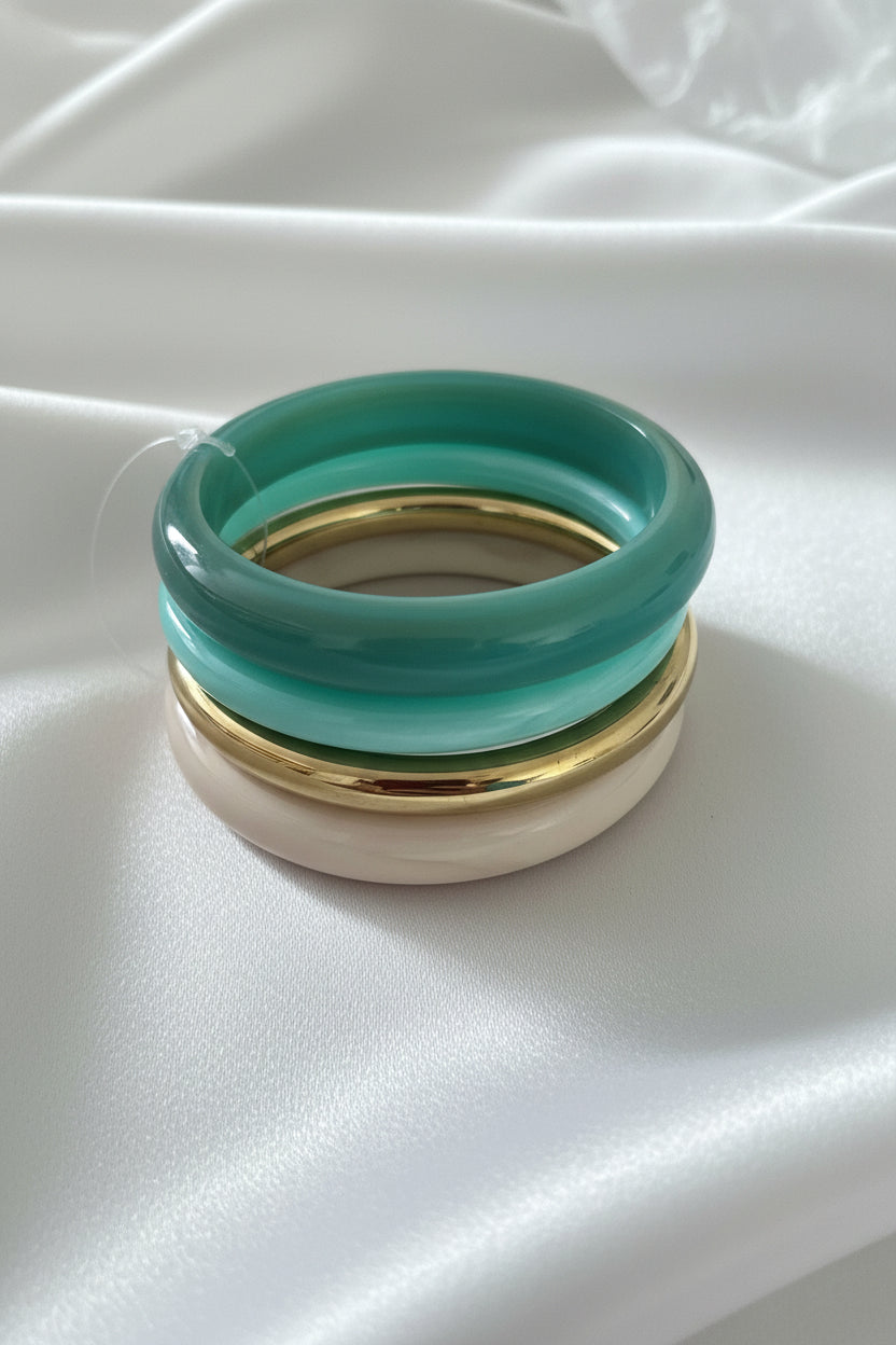 Set bracciali rigidi vari colori