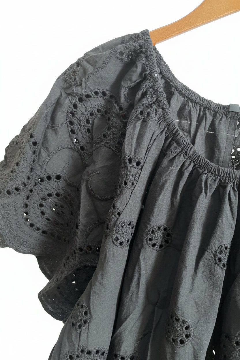 Vestito Luce midi in sangallo  taglia unica 48/56