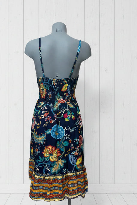 Vestito " Mykonos" midi floreale taglia unica 40/48