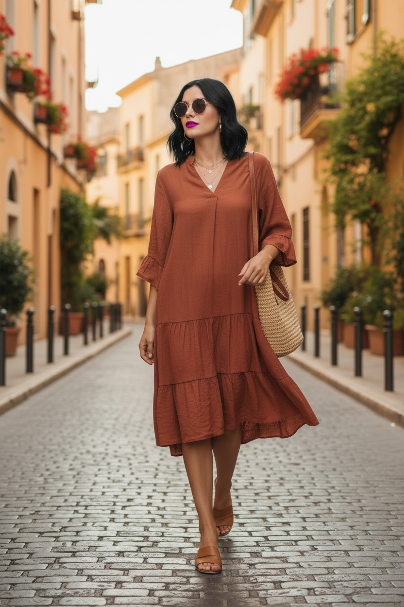 Vestito Bohemian    – Taglia (40/46)