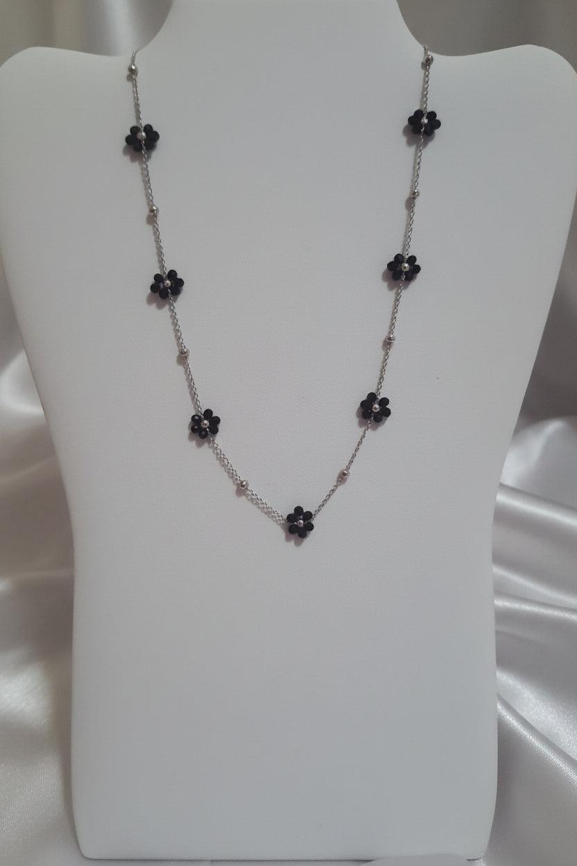Collana "Primavera"con fiorellini (varie colorazioni)